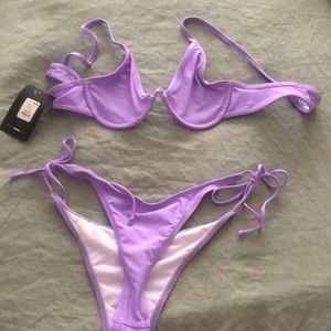 Lavender bathing suit